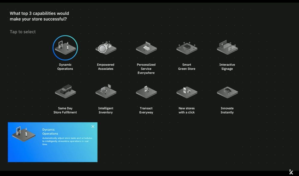 Choose store capabilities