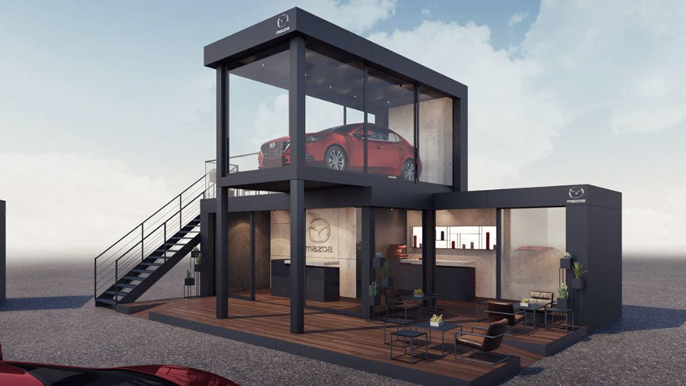 Mazda Experience pavilion render