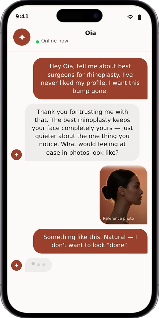 Chat with Oia